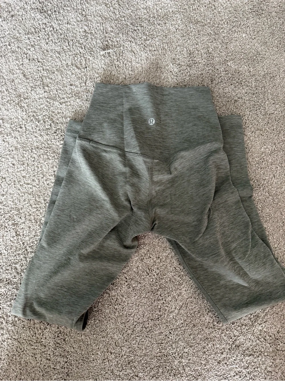 lululemon athletica Heather Gray High-Rise Leggings